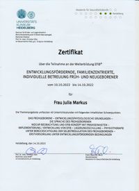 Zertifikat EFIB Oktober 2022